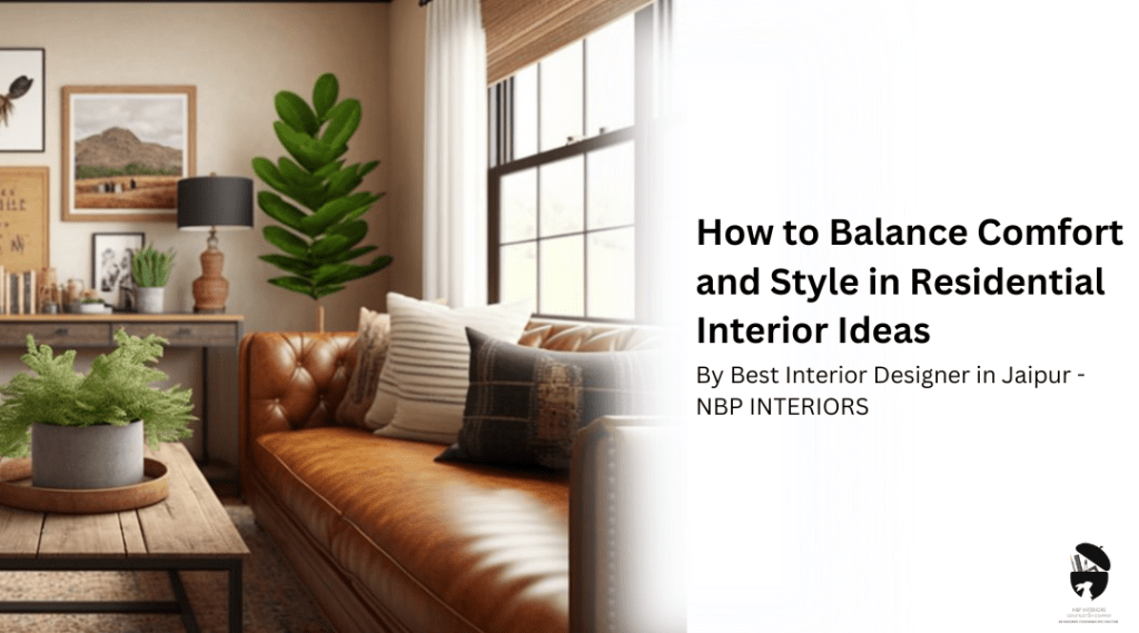 How to Balance Comfort and Style in Residential Interior Ideas