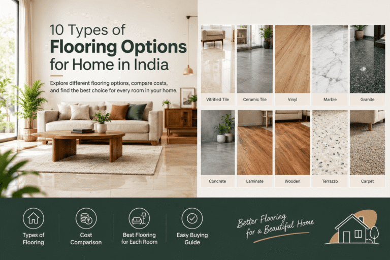 10 types of flooring options for home in India