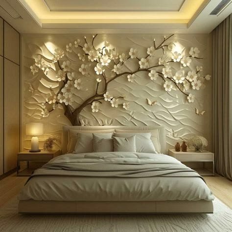3d Wall panel design - Latest wall Design for bedroom