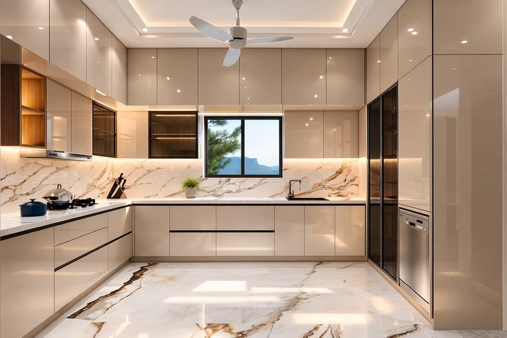 Handleless Cabinets for a Clean, Modern Look
